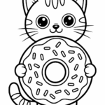 Kitty printable coloring pages
