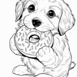 Puppies coloring pages printable