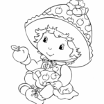 Strawberry shortcake free printable coloring pages