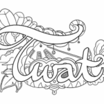 Swear word coloring pages printable free