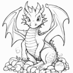 dragon coloring pages printable