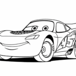 lightning mcqueen coloring page