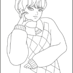 Baby KPop Demon Hunters Coloring Pages Printable