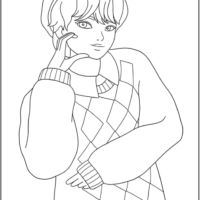 Baby KPop Demon Hunters Coloring Pages Printable