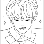 Baby Saja Color by Number Coloring Pages Printable