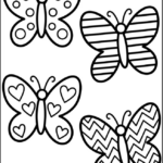Butterfly Patterns Coloring Pages