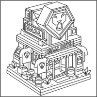 Cozy Corner-style Saja Boys T-shirt Shop Coloring Pages