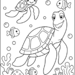 Crush and Squirt Coloring Pages