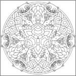 Derpy Mandala Coloring Pages Printable