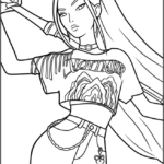 Detailed Mira Coloring Pages Printable