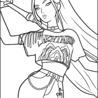 Detailed Mira Coloring Pages Printable