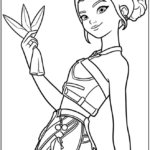 Detailed Zoey Coloring Pages Printable