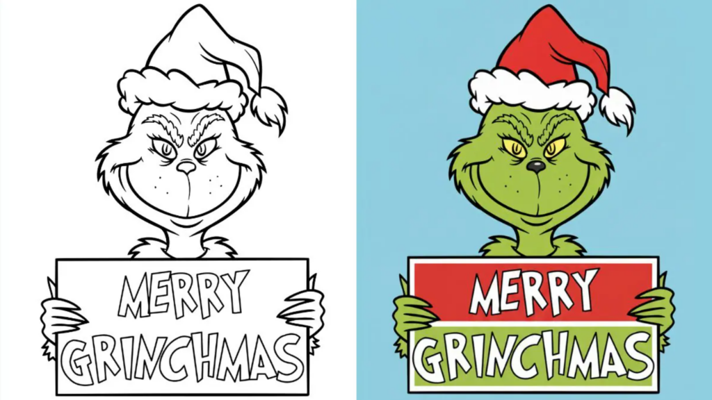Grinch Coloring Pages Printable