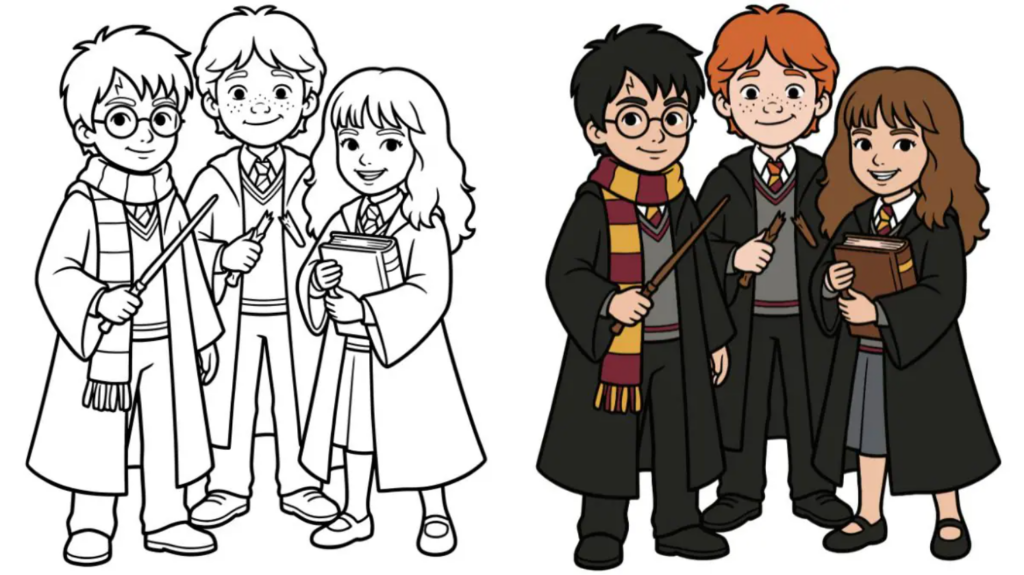 Harry Potter Coloring Pages Printable