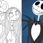 Nightmare Before Christmas Coloring Pages Printable