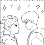 Rumi and Jinu Coloring Pages Printable