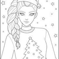 Rumi’s Christmas Jumper Coloring Pages Printable