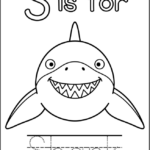 S is for Shark Coloring Pages