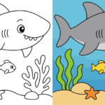 Shark Coloring Pages