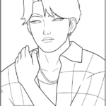Simple Jinu Coloring Pages Printable