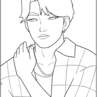 Simple Jinu Coloring Pages Printable
