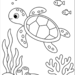 Simple Turtle Coloring Pages