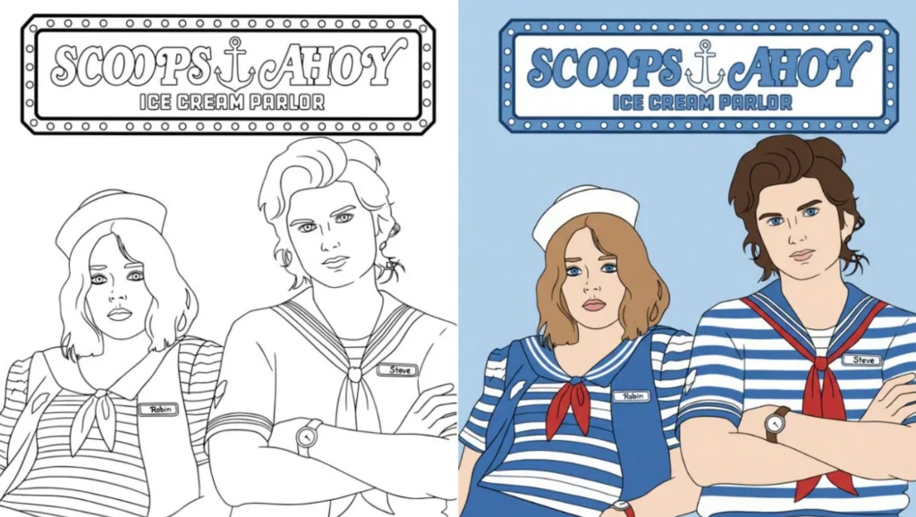 Stranger Things Coloring Pages Printable