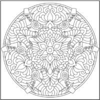 Sussie Mandala Coloring Pages Printable