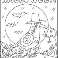 Sussie on Halloween Coloring Pages Printable