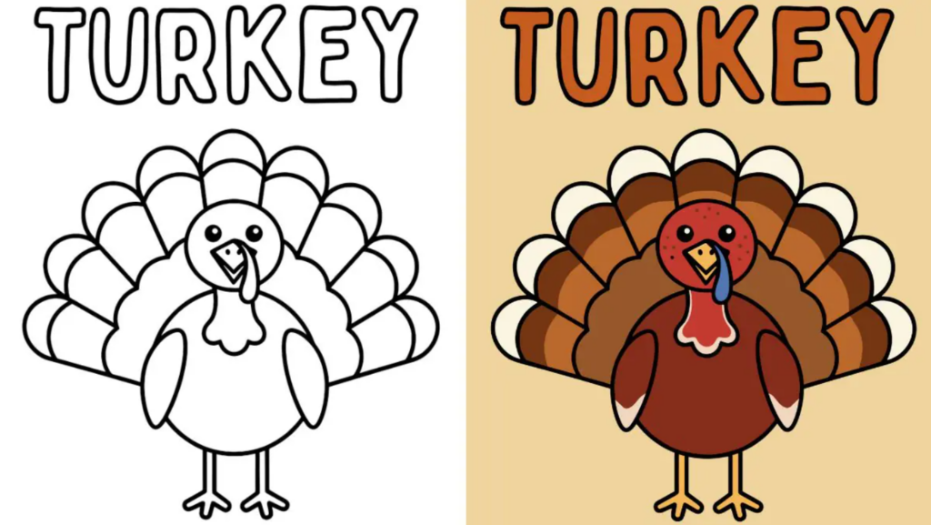 Turkey Coloring Pages